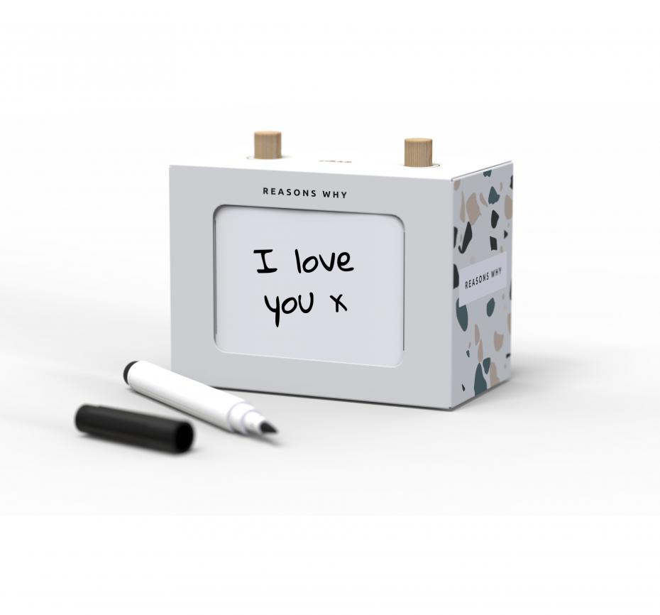 Pikkii 101 Reasons Why Box with Pen and I Love You Text